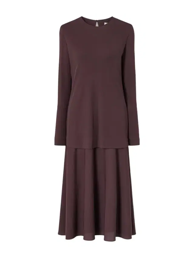 Layered Jersey Maxi Dress