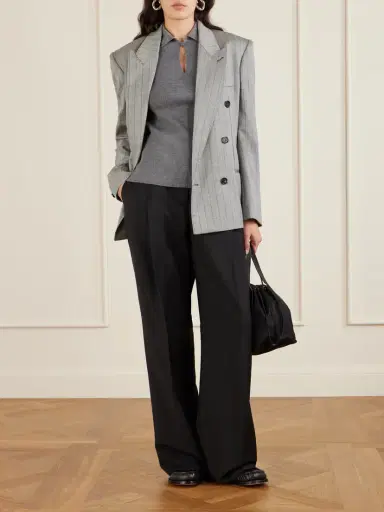 Jil Sander Ribbed Wool Polo Shirt | Thumbnail 2 Jil Sander Ribbed Wool Polo Shirt | Thumbnail 2