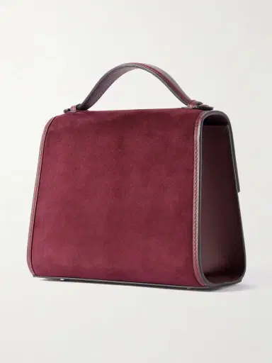 Hunting Season Medium Leather-trimmed Suede Tote | Thumbnail 3 Hunting Season Medium Leather-trimmed Suede Tote | Thumbnail 3
