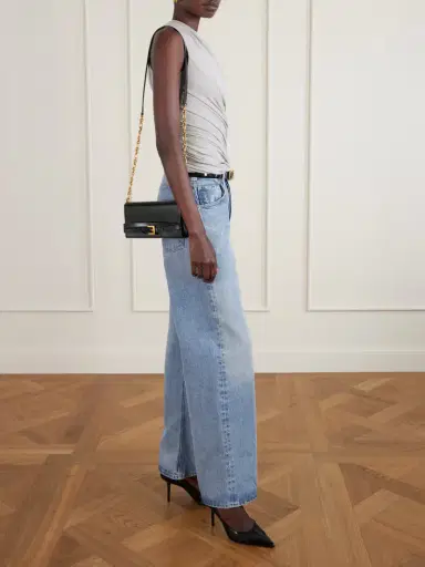 Balmain Shuffle Buckled Leather Shoulder Bag | Thumbnail 2 Balmain Shuffle Buckled Leather Shoulder Bag | Thumbnail 2