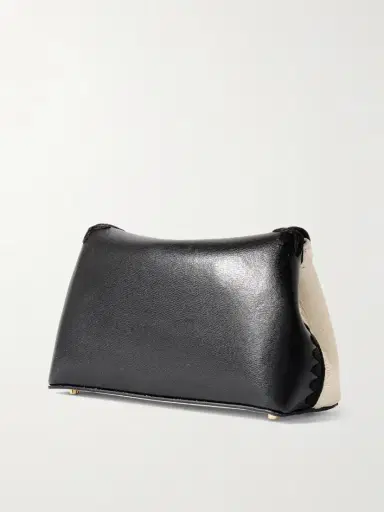 TOTEME T-lock Mini Embroidered Textured-leather Clutch | Thumbnail 3 TOTEME T-lock Mini Embroidered Textured-leather Clutch | Thumbnail 3