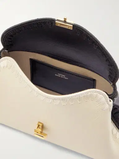 TOTEME T-lock Mini Embroidered Textured-leather Clutch | Thumbnail 5 TOTEME T-lock Mini Embroidered Textured-leather Clutch | Thumbnail 5