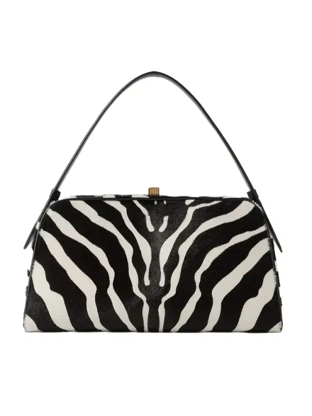 Cate Leather-trimmed Zebra-print Calf Hair Tote