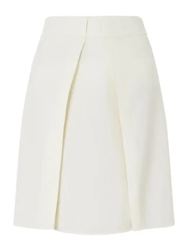 Pleated Wool-crepe Skirt