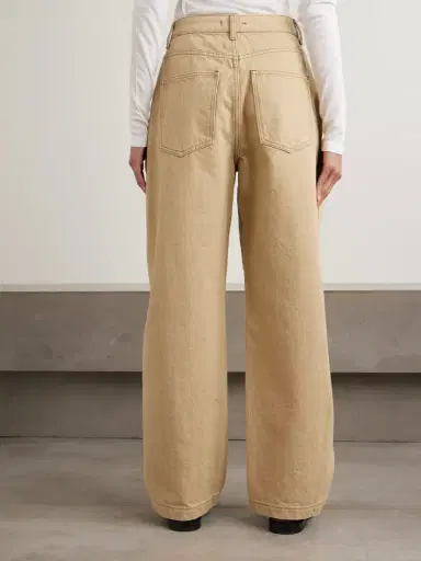 OSSOU Lariat Draped Mid-rise Wide-leg Jeans | Thumbnail 3 OSSOU Lariat Draped Mid-rise Wide-leg Jeans | Thumbnail 3