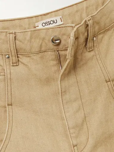 OSSOU Lariat Draped Mid-rise Wide-leg Jeans | Thumbnail 4 OSSOU Lariat Draped Mid-rise Wide-leg Jeans | Thumbnail 4