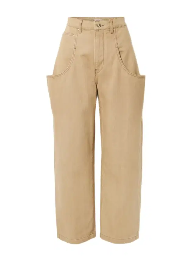 Lariat Draped Mid-rise Wide-leg Jeans