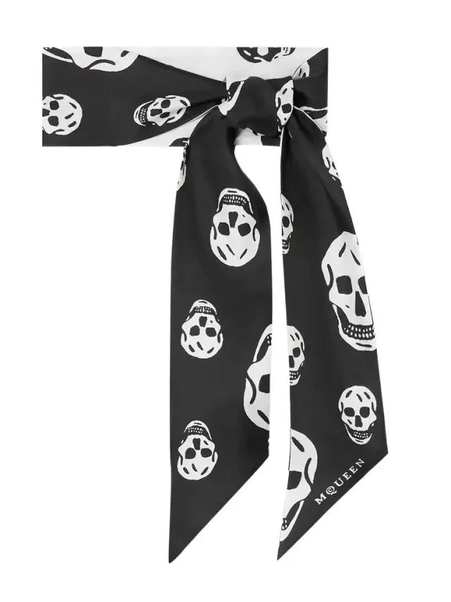 Printed Silk-twill Scarf