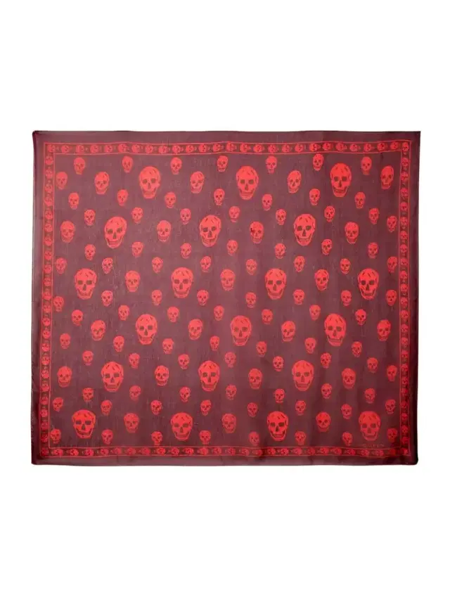 Printed Silk-chiffon Scarf