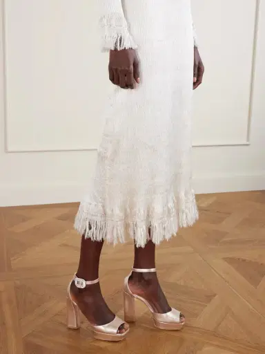 Roger Vivier Strass 120 Crystal-embellished Metallic Leather Platform Sandals | Thumbnail 2