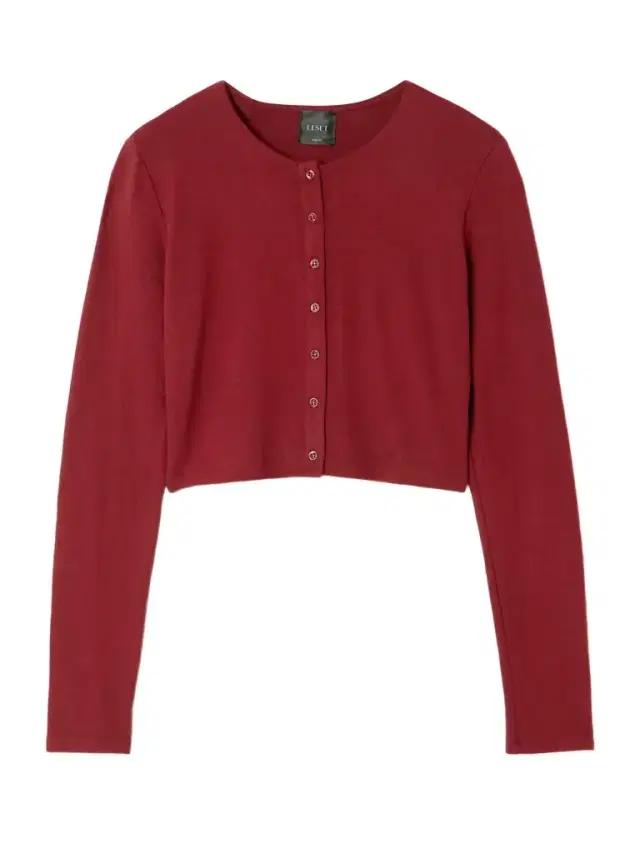 Lauren Cropped Brushed Stretch-knit Cardigan