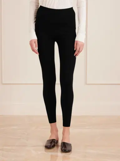 The Row Mimika Knitted Leggings | Thumbnail 3 The Row Mimika Knitted Leggings | Thumbnail 3