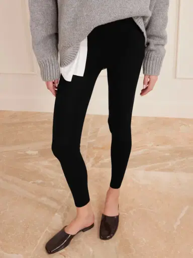 The Row Mimika Knitted Leggings | Thumbnail 5 The Row Mimika Knitted Leggings | Thumbnail 5