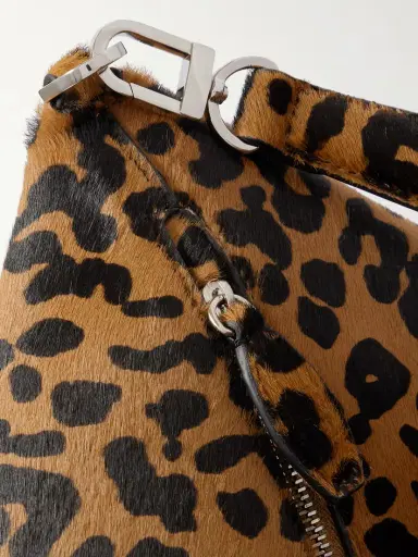 TOTEME Bevel Large Leopard-print Cow Hair Tote | Thumbnail 4