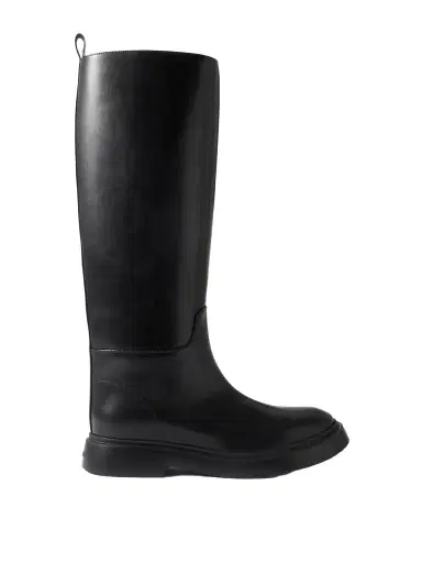 Proenza Schouler Bank Leather Knee Boots | Thumbnail 1