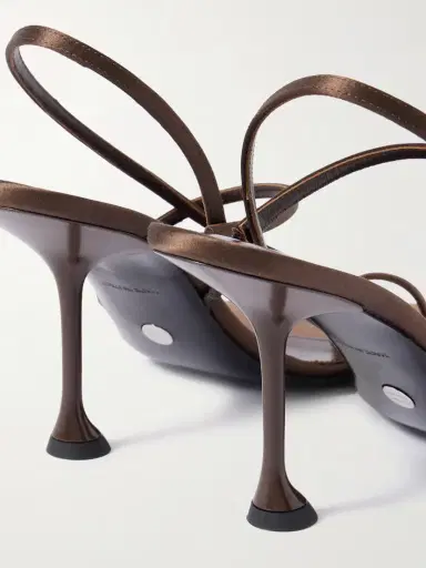 Proenza Schouler Tee 90 Satin Slingback Sandals | Thumbnail 4