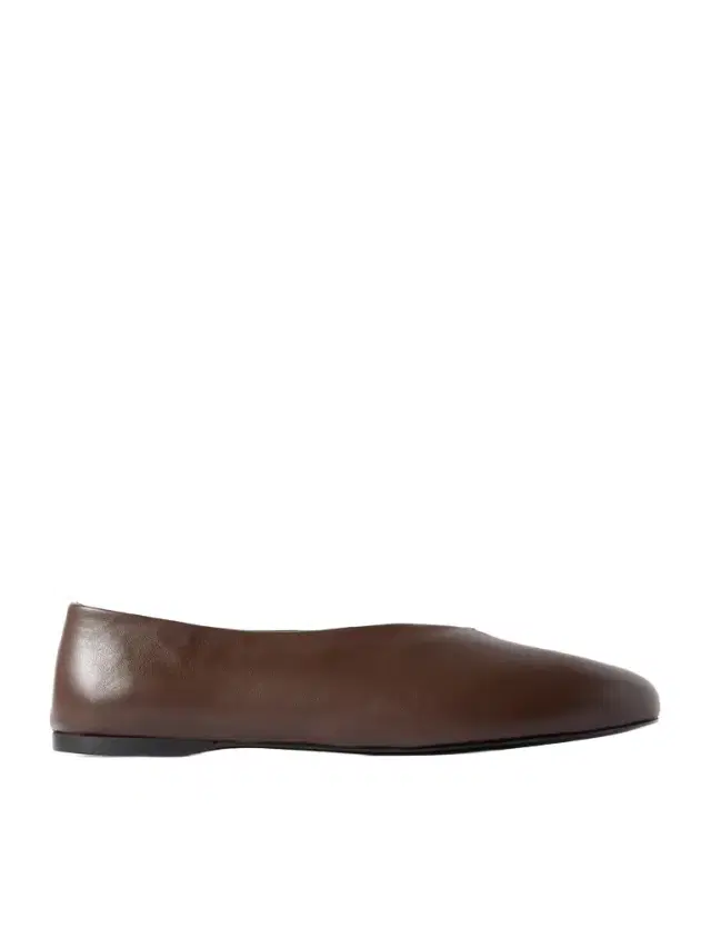 Tee Leather Ballet Flats
