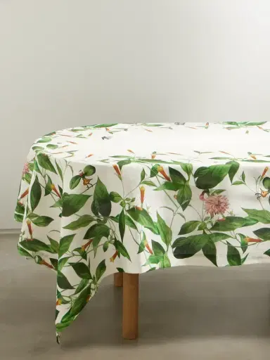 La DoubleJ + Beto Val Large Printed Linen Tablecloth | Thumbnail 1
