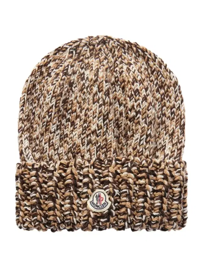 Moncler Appliquéd Ribbed Wool Beanie