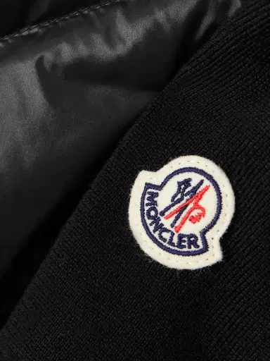 Moncler Wool And Shell Quilted Down Jacket | Thumbnail 4