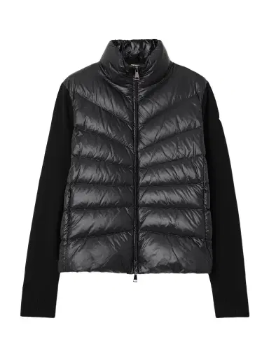 Moncler Wool And Shell Quilted Down Jacket | Thumbnail 1