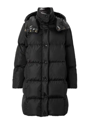 Moncler Appliquéd Hooded Shell Down Coat | Thumbnail 1 Moncler Appliquéd Hooded Shell Down Coat | Thumbnail 1