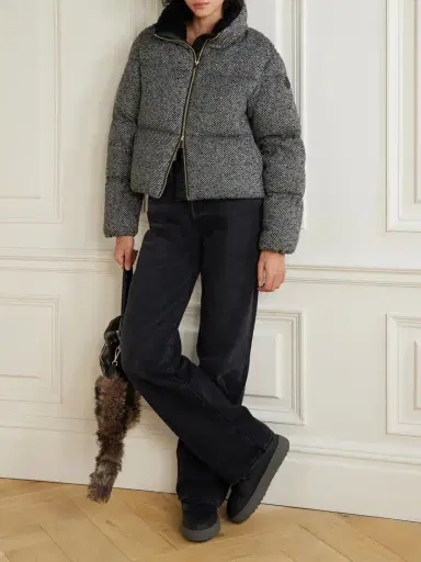 Moncler Brezesse Quilted Wool-blend Bouclé Down Jacket | Thumbnail 2