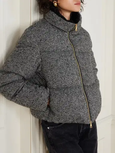 Moncler Brezesse Quilted Wool-blend Bouclé Down Jacket | Thumbnail 3