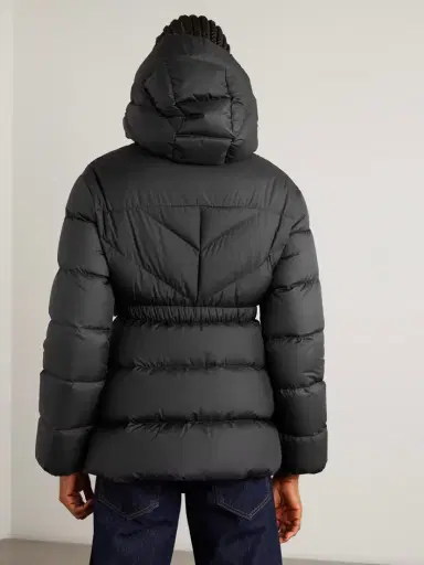 Moncler Brosse Belted Hooded Appliquéd Quilted Shell Down Jacket | Thumbnail 4