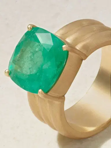 Irene Neuwirth Heroic 18-karat Gold Emerald Ring | Thumbnail 4