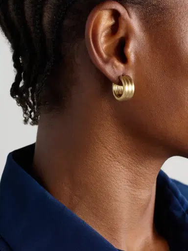 Irene Neuwirth 18-karat Gold Hoop Earrings | Thumbnail 2 Irene Neuwirth 18-karat Gold Hoop Earrings | Thumbnail 2