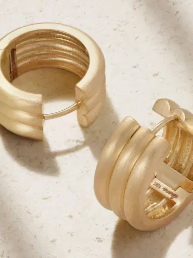 Irene Neuwirth 18-karat Gold Hoop Earrings | Thumbnail 3 Irene Neuwirth 18-karat Gold Hoop Earrings | Thumbnail 3