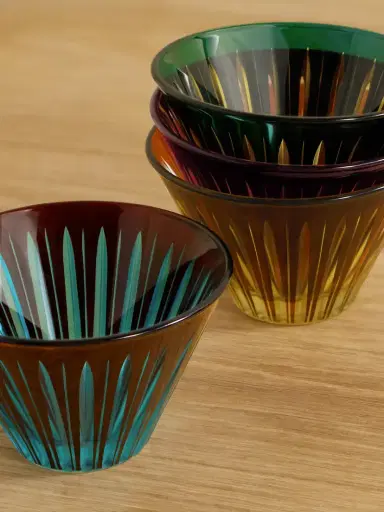 L'Objet Prism Set Of Four Bowls | Thumbnail 3