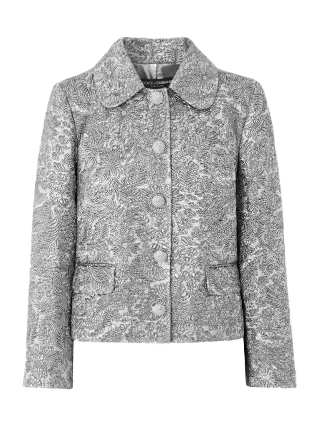 Metallic Jacquard Jacket