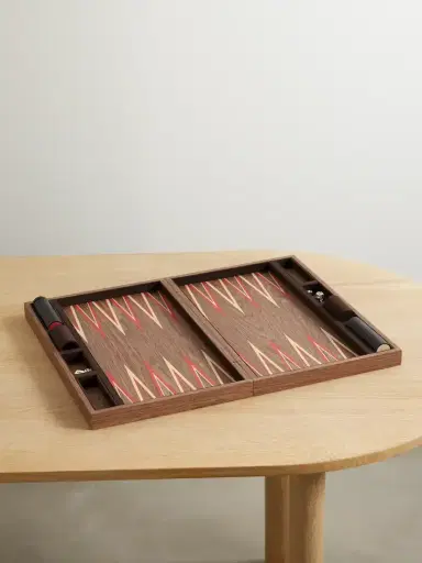 L'Objet + Fortuny Wood Backgammon Set | Thumbnail 1