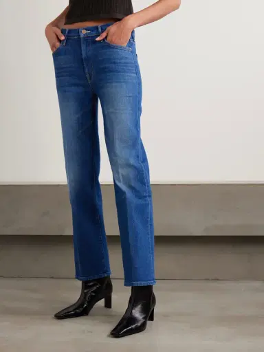 Mother The Kick It Flood Mid-rise Straight Jeans | Thumbnail 3 Mother The Kick It Flood Mid-rise Straight Jeans | Thumbnail 3