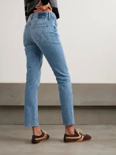 Mother The Dazzler Flood High-rise Slim-leg Jeans | Thumbnail 4