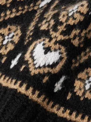 Khaite Avers Fair Isle Cashmere Beanie | Thumbnail 3 Khaite Avers Fair Isle Cashmere Beanie | Thumbnail 3