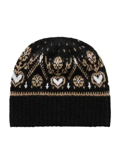 Khaite Avers Fair Isle Cashmere Beanie | Thumbnail 1 Khaite Avers Fair Isle Cashmere Beanie | Thumbnail 1