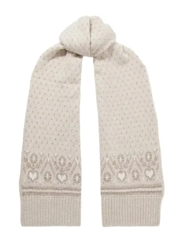 Lucerne Fair Isle Cashmere Scarf