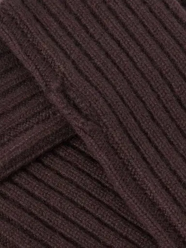 Yves Salomon Ribbed Cashmere Fingerless Mittens | Thumbnail 3