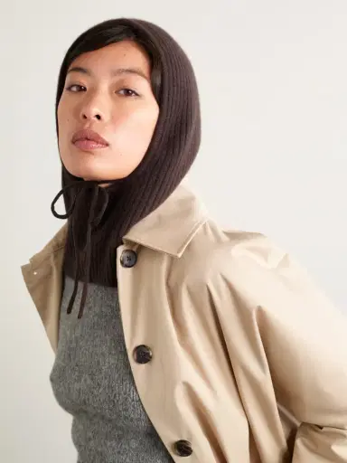 Yves Salomon Ribbed Cashmere Snood | Thumbnail 2