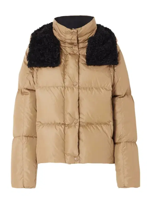 Moncler Castelnou Appliquéd Hooded Fleece-trimmed Shell Down Jacket