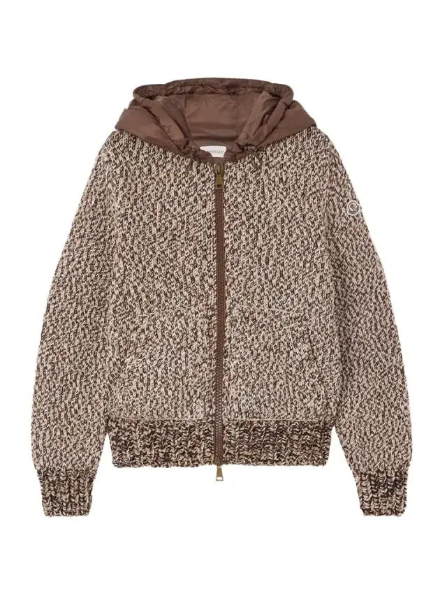Hooded Quilted Shell-trimmed Wool Cardigan