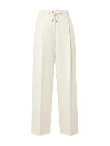 Moncler Pleated Wool-gabardine Wide-leg Pants | Thumbnail 1 Moncler Pleated Wool-gabardine Wide-leg Pants | Thumbnail 1