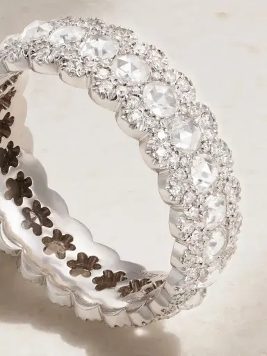 David Morris 18-karat White Gold Diamond Ring | Thumbnail 3
