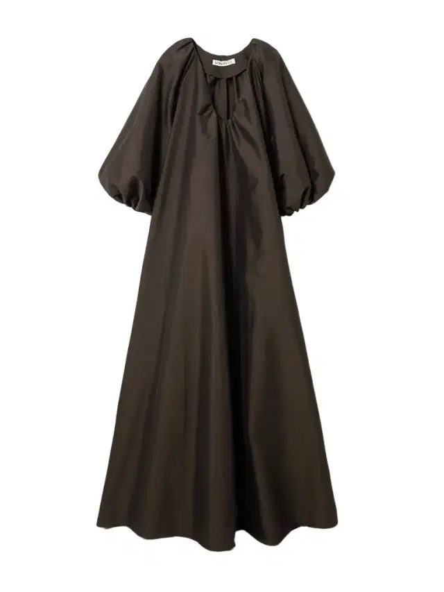 George Gathered Taffeta Gown