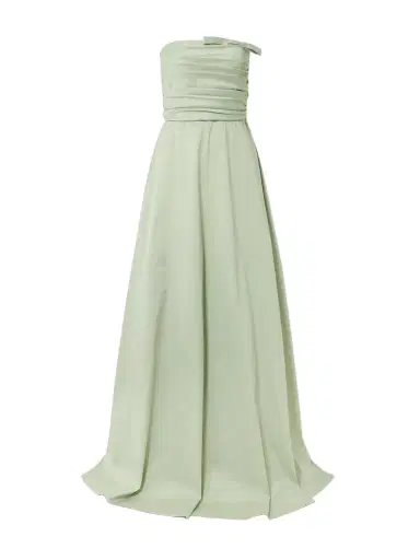 BERNADETTE Lucinda Strapless Bow-detailed Taffeta Gown | Thumbnail 1