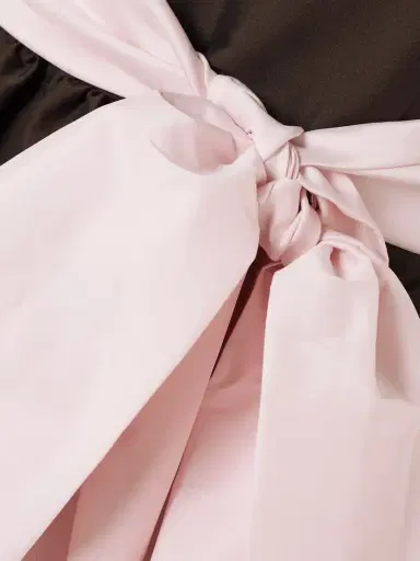 BERNADETTE Lina Strapless Bow-embellished Taffeta Gown | Thumbnail 4