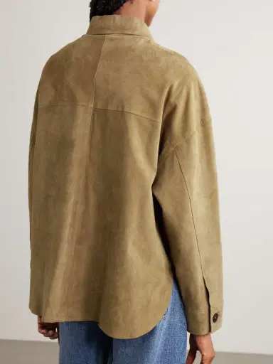 ARMA Kaylee Oversized Paneled Suede Jacket | Thumbnail 4 ARMA Kaylee Oversized Paneled Suede Jacket | Thumbnail 4